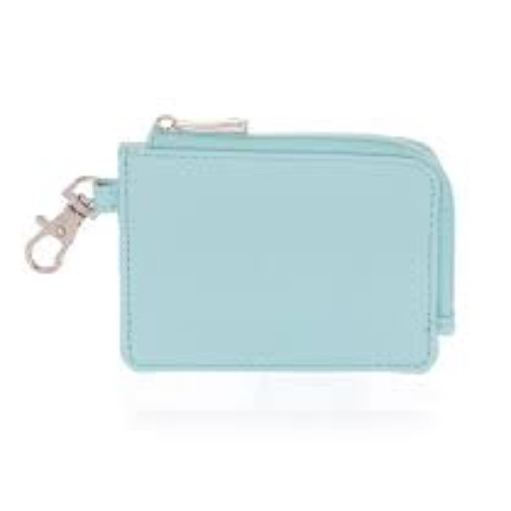 NEW - Light Card Traveler Wallet - Fountain Blue Pebble